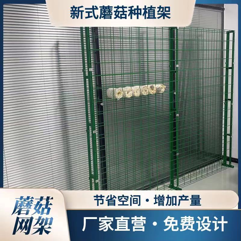 食用菌网格架蘑菇种植架大棚厂家批发防生锈菇架菌包生长架