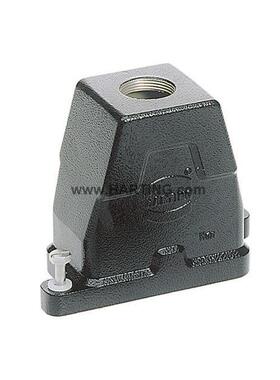 Harting浩亭09400240413HanHPR系列H24B顶入PG牙黑色外壳