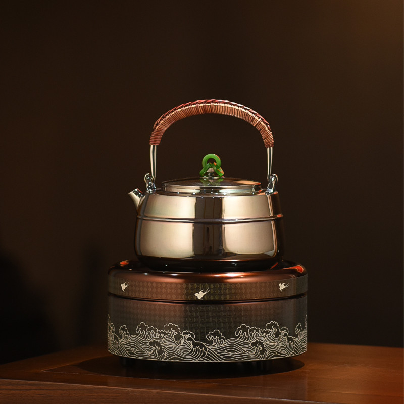 晋芳电陶炉茶炉泡茶铸铁家用煮茶器铁壶银壶铜壶1500瓦烧水电炉具