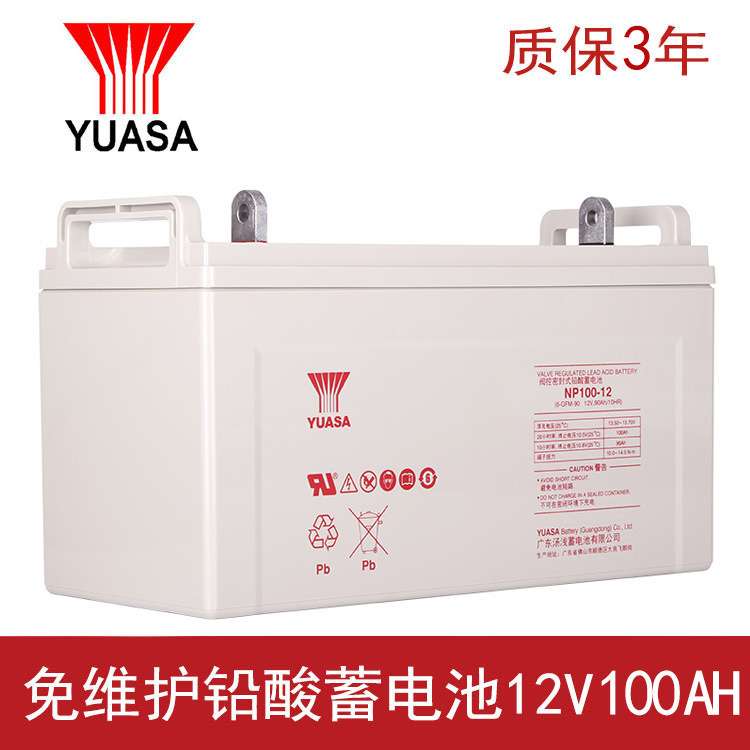 YUASA汤浅UPS电源蓄电池 免维护铅酸蓄电池 12v100ah铅酸蓄电池