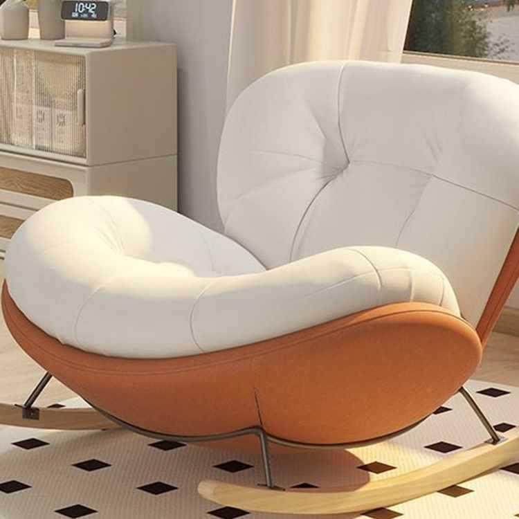 蛋壳摇摇椅躺椅成人可睡觉阳台懒人沙发单人休闲2025新款蜗牛椅子