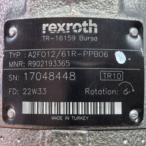 RexrothA2FO12/61R-PPB06液压泵