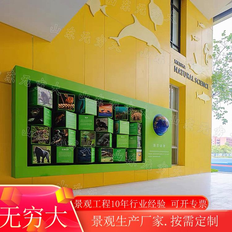 幼儿园儿童游玩设备互动翻转墙转转珠交通标识四面旋转盒子