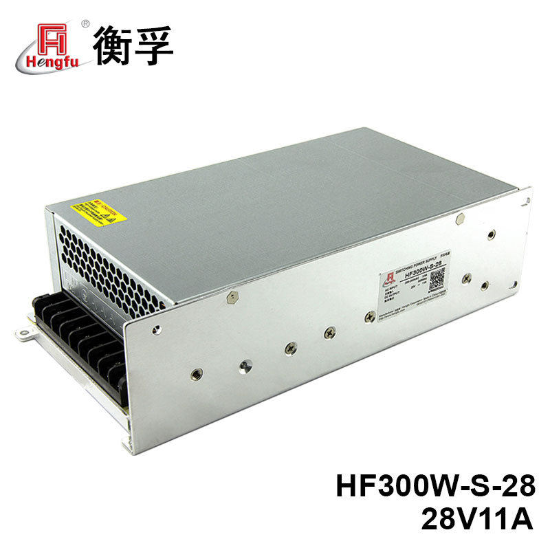 工厂直供衡孚HF300W-S-28工业电源DC28V11A监控安防LED开关电源