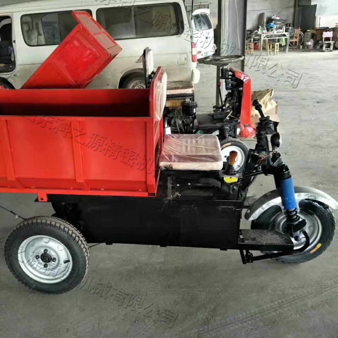 座驾式柴油小三轮 家用小型货物运输设备 拉砖拉土装卸搬运车