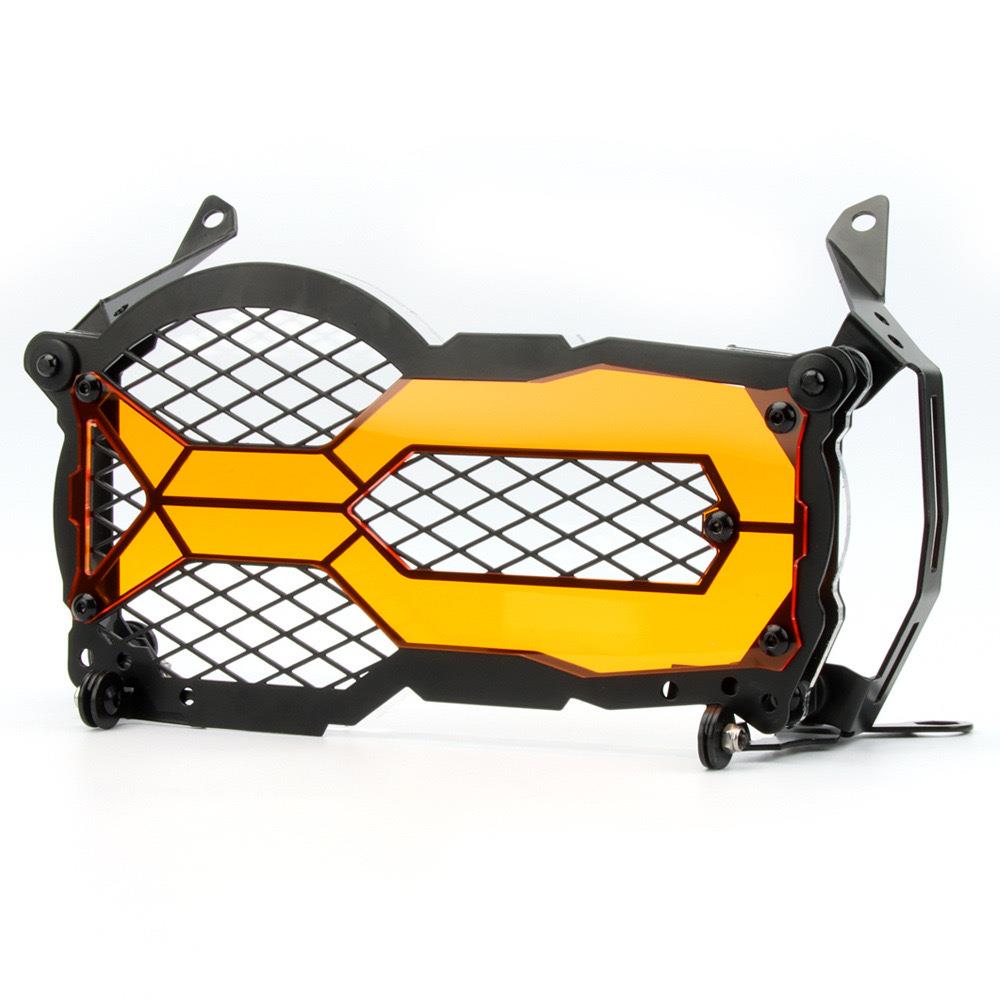 适用宝马R1250GS/R1200GS/ADV改装前大灯保护罩装饰罩防护网