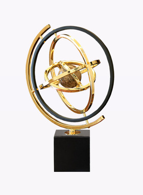 装饰品欧式办公室桌面地球仪摆件美式客厅电视柜酒柜书房酒店摆设