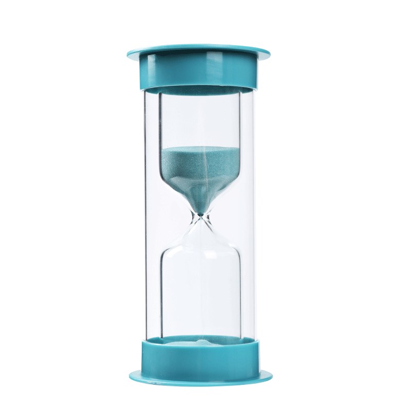儿童沙漏计时器防摔5/10/15/30/60分钟半1小时时间沙漏摆件流沙瓶