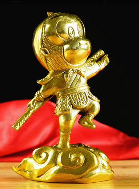 齐天大圣孙悟空纯铜佛像摆件斗战胜佛汽车室内摆饰玄关办公室装饰