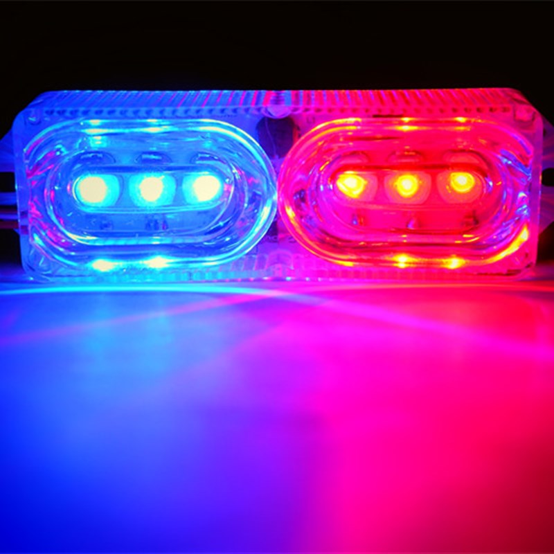 电动车爆闪尾灯摩托车led警示牌照灯防水外置12V48V85V爆闪刹车灯