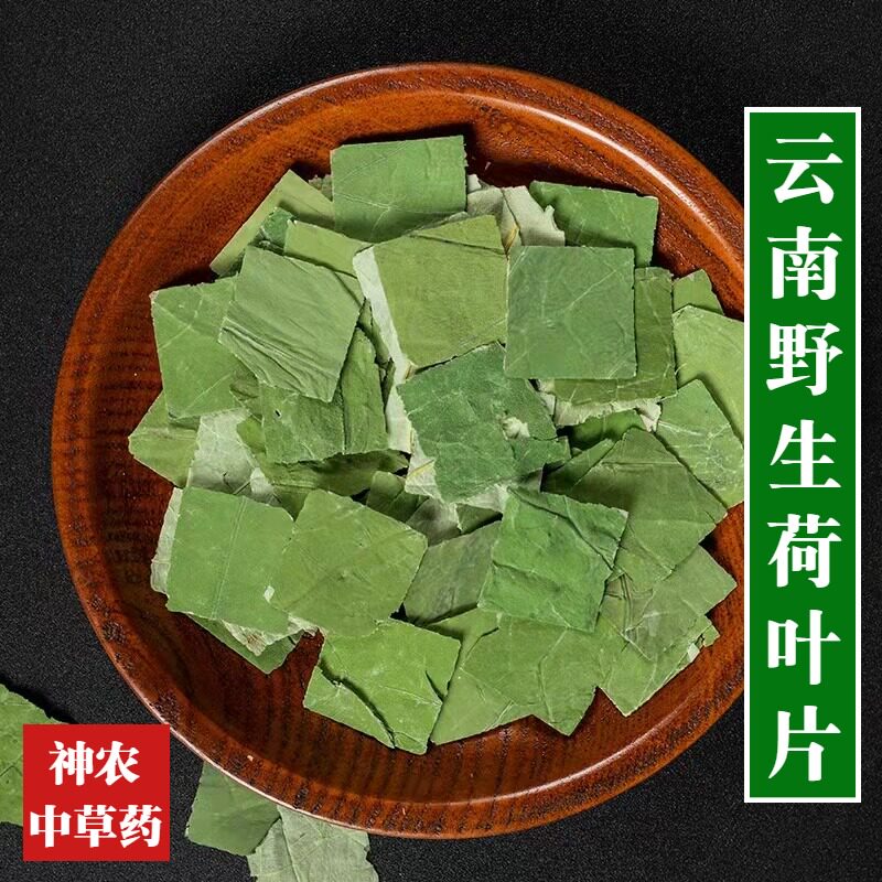 云南野生材荷叶500g泡水喝药食同源纯天然无硫干荷叶片莲叶