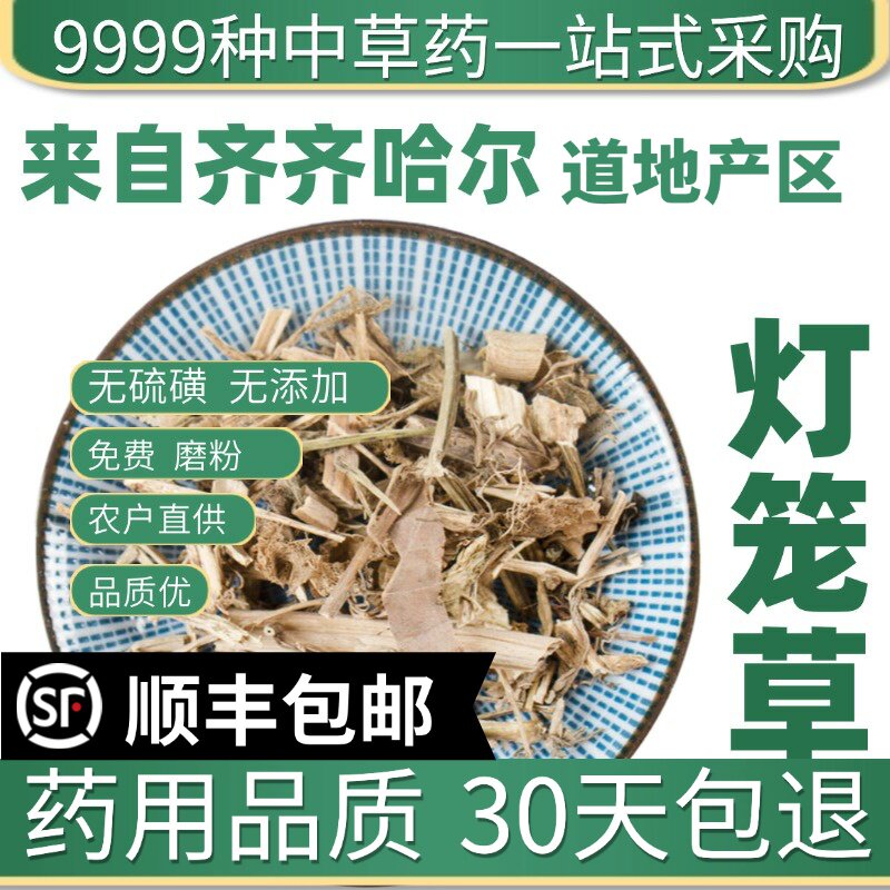 材特级野生灯笼草 灯笼泡草打额泡 天泡草 黄灯笼 挂金灯50克