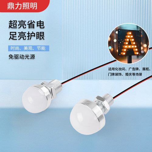 LED小灯泡半球12V24V5V220V