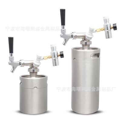 2迷你小桶304不L锈钢酿精龙家酿啤酒酒桶打酒器不可2015A05B调头