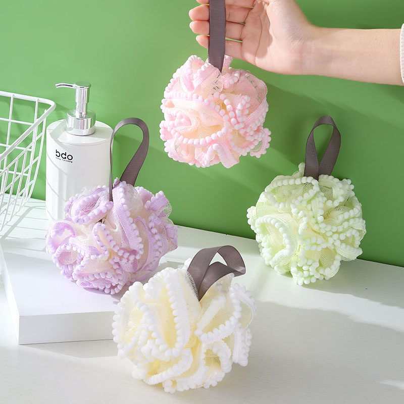沐浴球女高档不散洗澡男欲花球超柔软起泡泡搓澡巾两用可爱淋浴花,家庭/个人清洁工具,沐浴球,淘宝优惠券,粉丝福利购,淘宝优惠卷