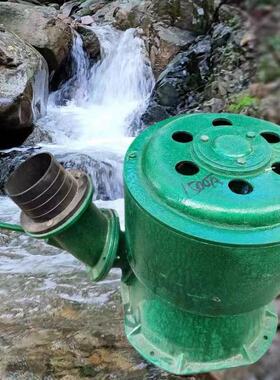 600W-1500W斜击式水力发电机220v经典高水头水轮机家用电压220v