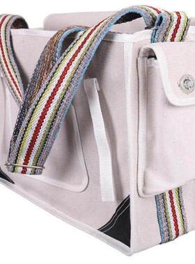 包邮电工包加厚帆布大号小号多功能五金工具包耐磨结实维修包白色