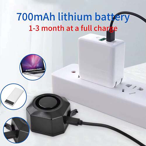 Anti-theft Siren Rechargeable Wireless Vehicle Bike Alarm