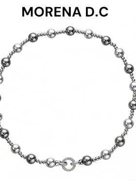 MORENA D.S 双色珠环扣项链 The Line系列项链饰品