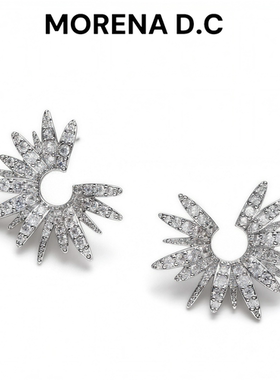 MORENA D.S烟花花朵耳饰 The Line系列耳坠饰品珍珠耳环