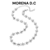 The Line系列项链饰品 D.S 柳钉拼接项链 张桂源同款 MORENA