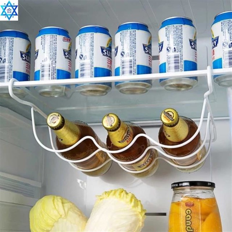 Refrigderator Kitchen Rack Shelf Can Beer Wine Bottle Holder