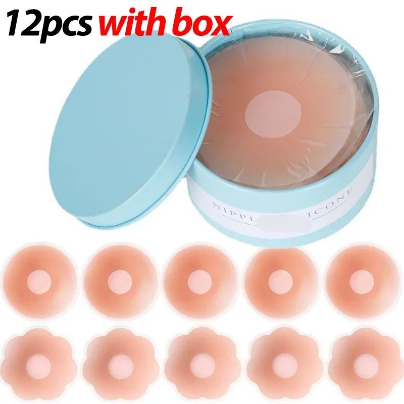 Women Silicone Nipple Cover Reusable CJhest Pad Nipple Patch