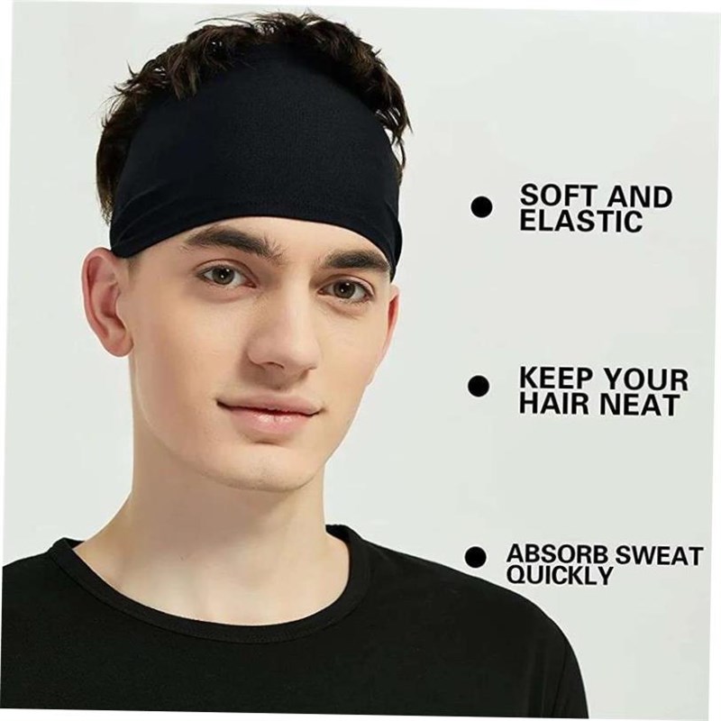 Moisture Wicking Workout Hexadband Sweatband for Running Yog