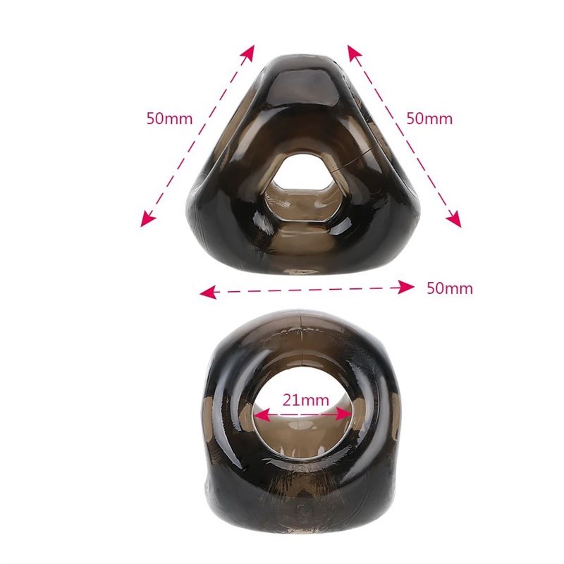 OLO Penis Ring Elastirc Scrotal Binding Male Silicone Delay