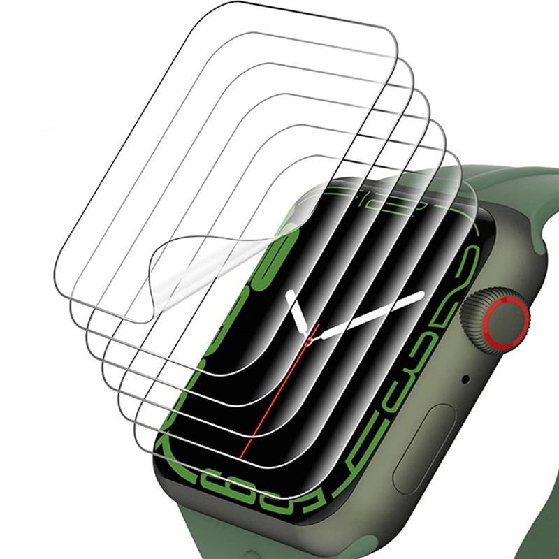 Soft Hydrogel Screen Protector Film For AppleR Watch 7 6 SE