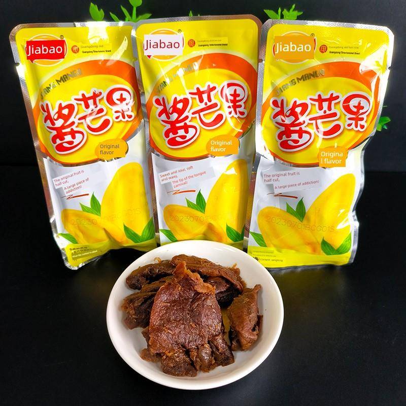 佳宝酱芒果九制冰糖杨梅干500g话梅陈皮无花果散装休闲孕妇小零食