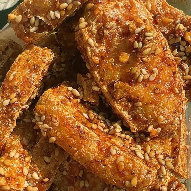 四川特色菜正宗嵊州旭永麻辣豆腐干网红豆腐干油炸小吃酥脆休闲小