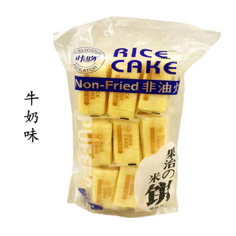 咔吻果治米饼300g非油炸儿童饼干果卷零食米酥礼包大米卷独立包装