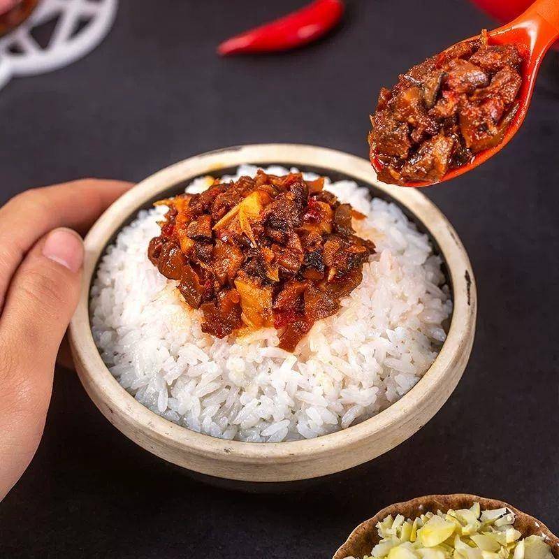 吉香居暴下饭香菇竹笋牛肉酱拌饭拌面辣椒酱下饭酱炒菜专用调味料