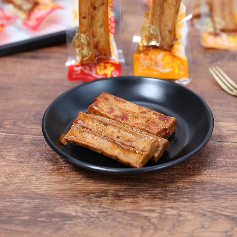 盐津铺子劲道豆干牛肉风味豆干爆椒香辣味小吃休闲食品豆干零食