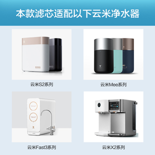 云米S2净水器滤芯stn3/X2系列5in1复合滤芯五合一Mee 400G滤芯