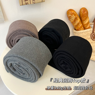 一条过冬b140冬季内搭裤加绒加厚保暖裤袜女秋冬外穿黑色