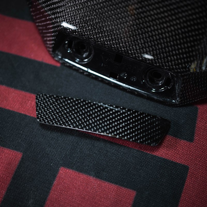 小牛电动车NXT摩托车改装碳纤维仪表挡板斜纹蜂窝锻造挡风板