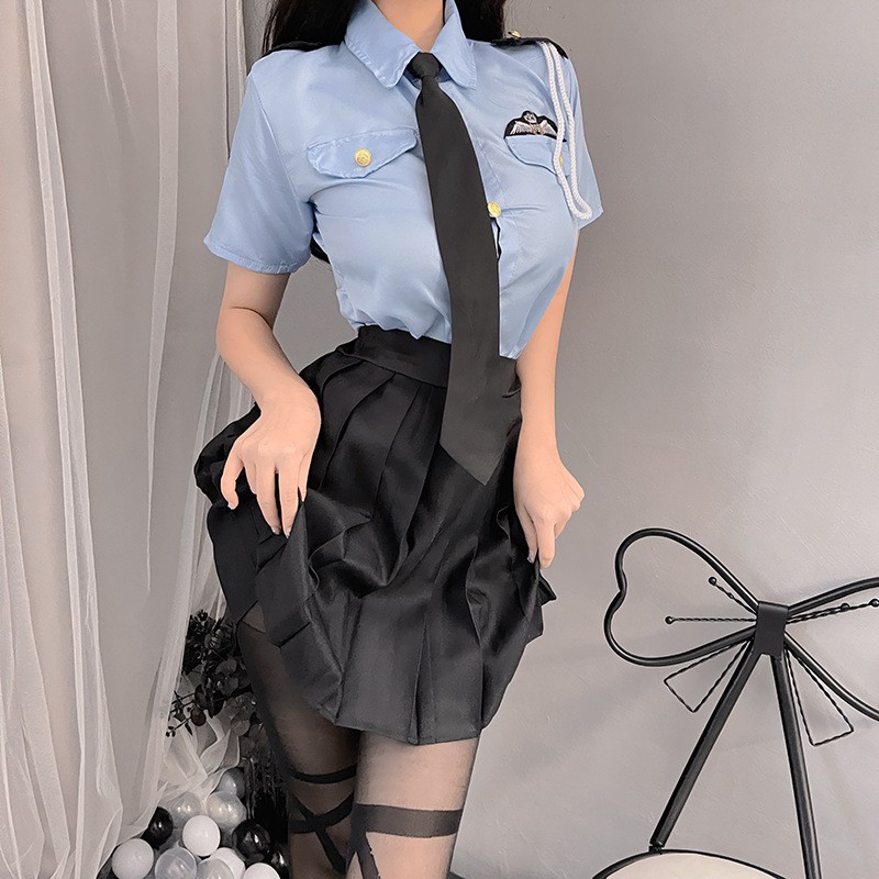 情趣内衣性感空姐女警套装角色扮演诱惑制服秘书职业女警夜店1894