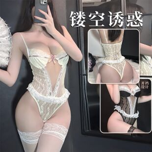 金宵情趣内衣性感蕾丝连体衣纯欲制服趣味有货睡衣qqny禁欲系套装
