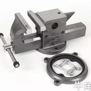 重型牛角台虎钳精密平口钳夹具台钳工作台多功能台钳工作台高精度
