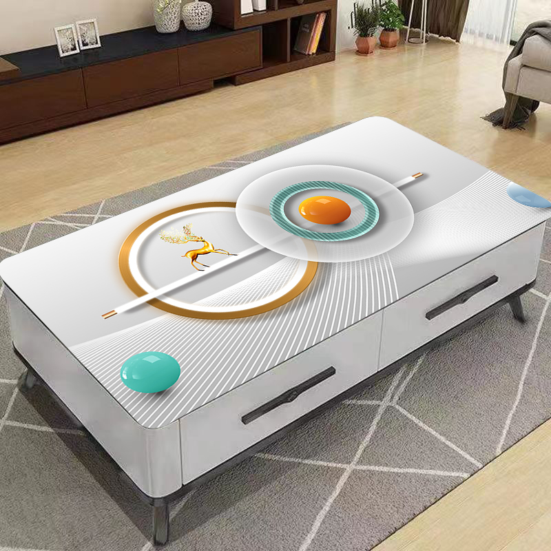 茶几桌垫防水防油电视柜防尘垫加厚皮J革不透明台布防烫免洗桌布