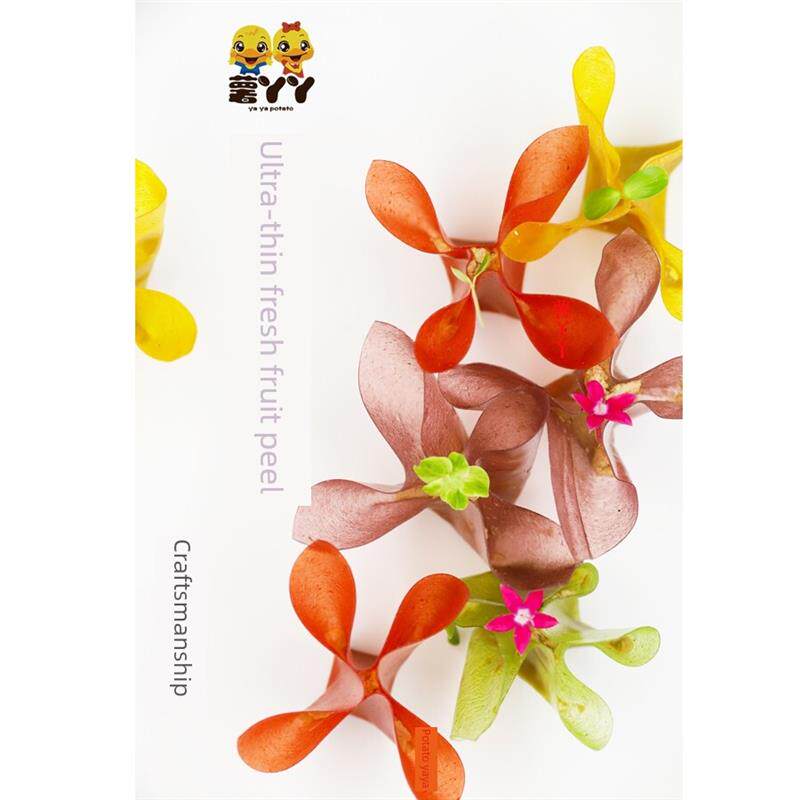 超薄山楂皮片网红法式樱桃山楂鹅肝酱即食薯丫丫30片9*9cm包邮