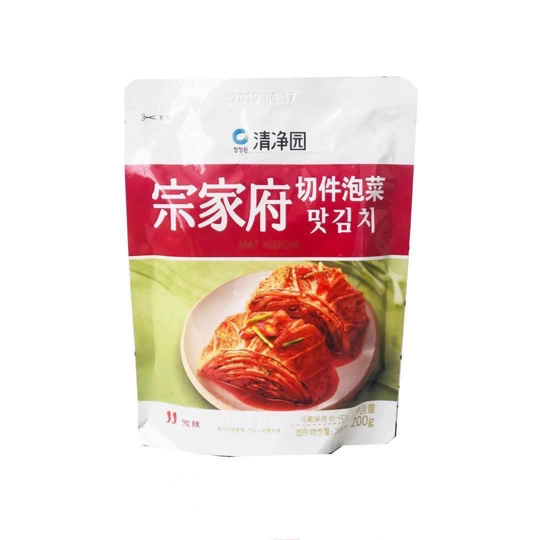 宗家府韩国辣白菜泡菜进口配方1.2kg下饭菜咸菜酱菜酸菜