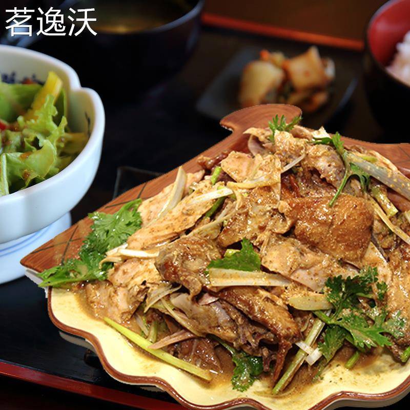 芥末鸡潍坊山东潍坊特产特色潍县芥末鸡扒鸡烧鸡整鸡卤味熟食小吃