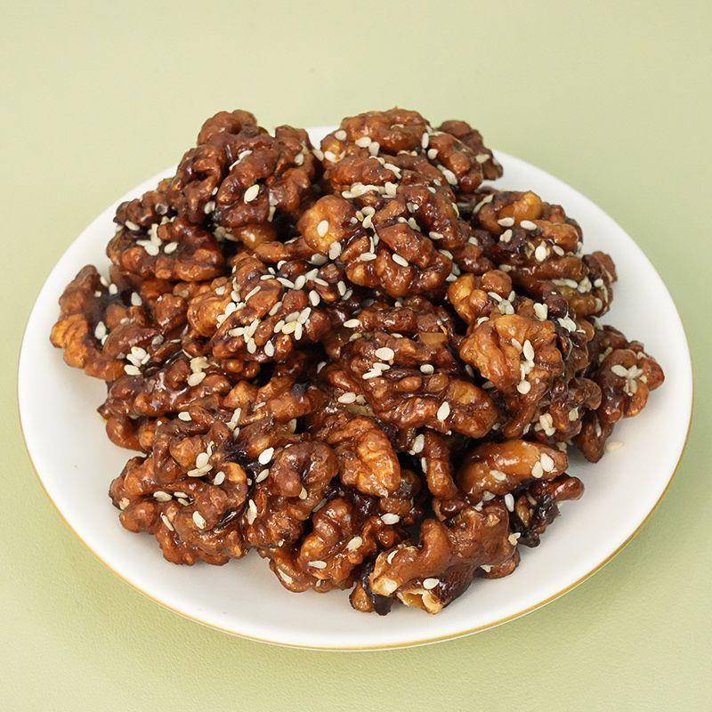 芝麻琥珀核桃仁原味核桃薄皮正宗核桃酥脆无干燥剂
