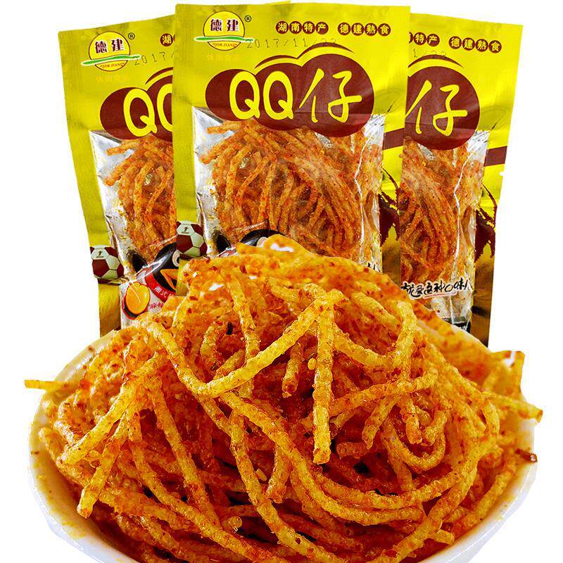 湖南特产德建QQ仔辣条麻辣