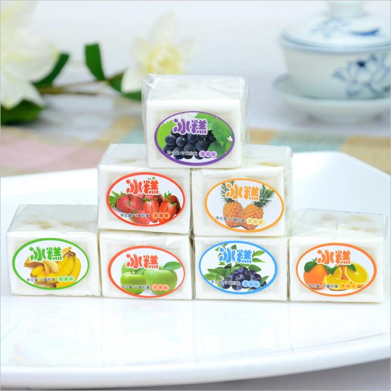 新货上海风味特产小吃水果口味夹心冰糕香甜冰凉糕点多口味混装50