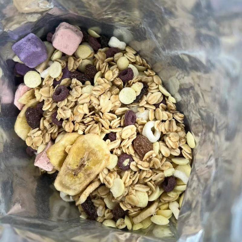 桂格奶块水果麦片480g营养谷物麦片早餐干吃零食