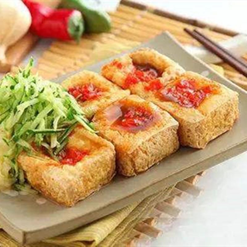 新货长沙臭豆腐串20串铁板烧烤麻辣烫油炸串串香黑豆腐半成品油豆
